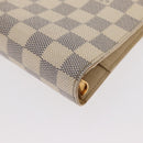 LOUIS VUITTON Damier Azur Agenda MM Day Planner Cover R20707 LV Auth 161167-7