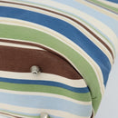 BURBERRY Tote Bag Canvas Blue Silver Auth 161168-9