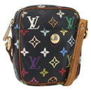 LOUIS VUITTON Monogram Multicolor Lift Shoulder Bag Black M40056 LV Auth 161169-1