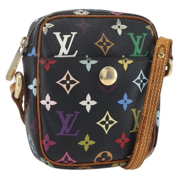 LOUIS VUITTON Monogram Multicolor Lift Shoulder Bag Black M40056 LV Auth 161169
