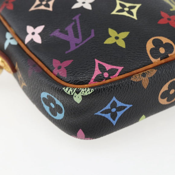 LOUIS VUITTON Monogram Multicolor Lift Shoulder Bag Black M40056 LV Auth 161169