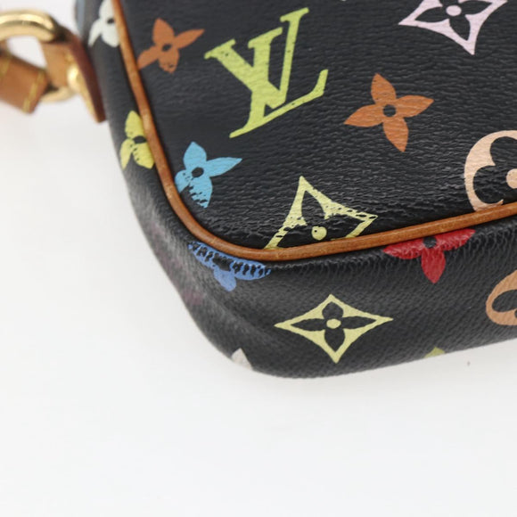 LOUIS VUITTON Monogram Multicolor Lift Shoulder Bag Black M40056 LV Auth 161169
