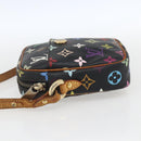 LOUIS VUITTON Monogram Multicolor Lift Shoulder Bag Black M40056 LV Auth 161169-4