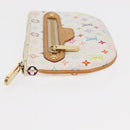 LOUIS VUITTON Monogram Multicolor Pochette MM Pouch White M60028 LV Auth 161170-4