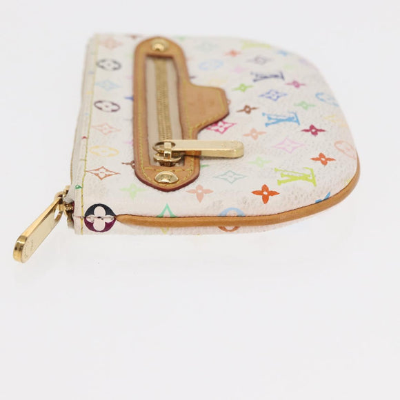 LOUIS VUITTON Monogram Multicolor Pochette MM Pouch White M60028 LV Auth 161170