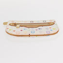 LOUIS VUITTON Monogram Multicolor Pochette MM Pouch White M60028 LV Auth 161170-6