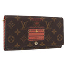 LOUIS VUITTON Monogram Trunk Portefeuille Sarah Long Wallet M60415 Auth 161177-1
