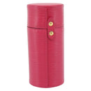 LOUIS VUITTON Epi Reisetui 100ml Accessoiretas Roze LS0219 LV Auth 161179SAV-3