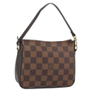 LOUIS VUITTON Damier Ebene Trousse Makeup Pouch N51982 LV Auth 161180V-1