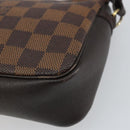 LOUIS VUITTON Damier Ebene Trousse Makeup Pouch N51982 LV Auth 161180V-12