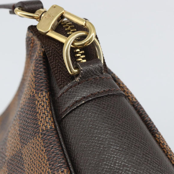 LOUIS VUITTON Damier Ebene Trousse Makeup Pouch N51982 LV Auth 161180V