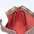 LOUIS VUITTON Damier Ebene Trousse Makeup Pouch N51982 LV Auth 161180V-18