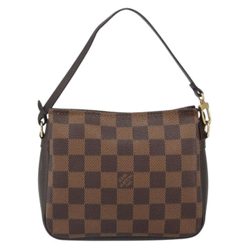 LOUIS VUITTON Damier Ebene Trousse Makeup Pouch N51982 LV Auth 161180V - 0