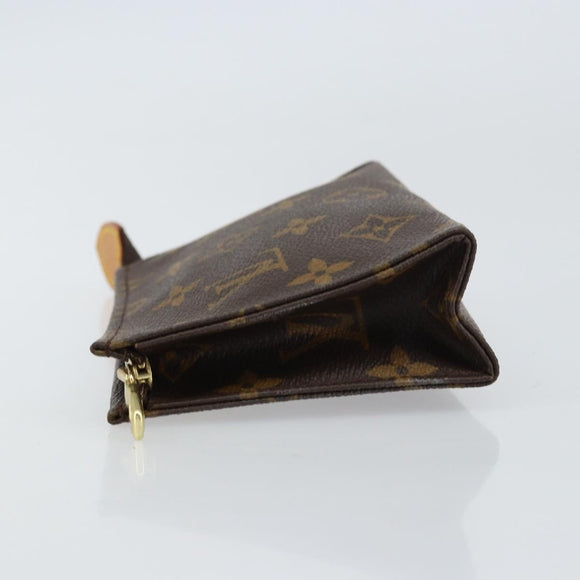 LOUIS VUITTON Monogram Poche Toilette 15 Pouch M47546 LV Auth 161181