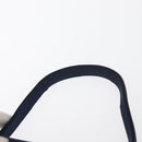 Christian Dior Hand Bag Satin Navy Gold Auth 161195-8