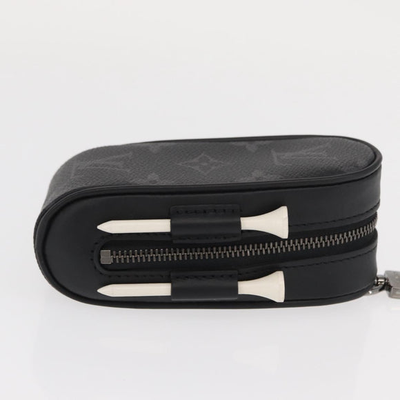 LOUIS VUITTON Monogram Eclipse Set Golf Andrews Bag Charm GI0344 LV Auth 161209SAM