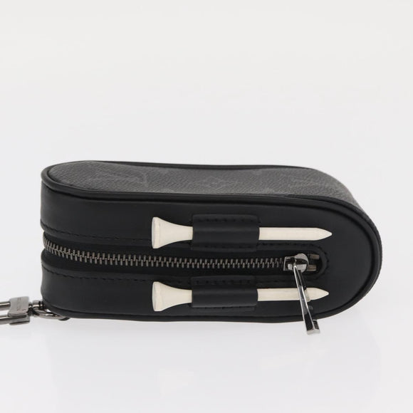 LOUIS VUITTON Monogram Eclipse Set Golf Andrews Bag Charm GI0344 LV Auth 161209SAM