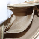 GUCCI GG Canvas Hand Bag Peppermint Gold 000 0852 Auth 161216A-22