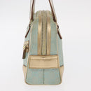 GUCCI GG Canvas Hand Bag Peppermint Gold 000 0852 Auth 161216A-3
