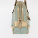GUCCI GG Canvas Hand Bag Peppermint Gold 000 0852 Auth 161216A-4