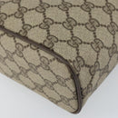 GUCCI Web Sherry Line Bag PVC Leather Beige Gold 41 004 4464 Auth 161221-11