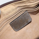 GUCCI Web Sherry Line Bag PVC Leather Beige Gold 41 004 4464 Auth 161221-16
