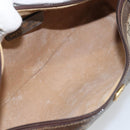 GUCCI Web Sherry Line Bag PVC Leather Beige Gold 41 004 4464 Auth 161221-17