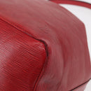 LOUIS VUITTON Epi Petit Noe Schoudertas Rood M44107 LV Auth 161223-16
