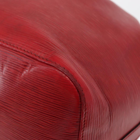 LOUIS VUITTON Epi Petit Noe Schoudertas Rood M44107 LV Auth 161223