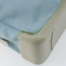 PRADA Shoulder Bag Nylon Light Blue Silver Auth 161224-16