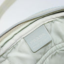 PRADA Shoulder Bag Nylon Light Blue Silver Auth 161224-20