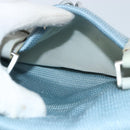 PRADA Shoulder Bag Nylon Light Blue Silver Auth 161224-23