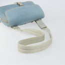 PRADA Shoulder Bag Nylon Light Blue Silver Auth 161224-7