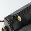 GUCCI GG Supreme Web Sherry Line Bag PVC Black Gold 89 02 077 Auth 161226-9
