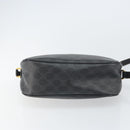 GUCCI GG Supreme Web Sherry Line Bag PVC Black Gold 89 02 077 Auth 161226-5