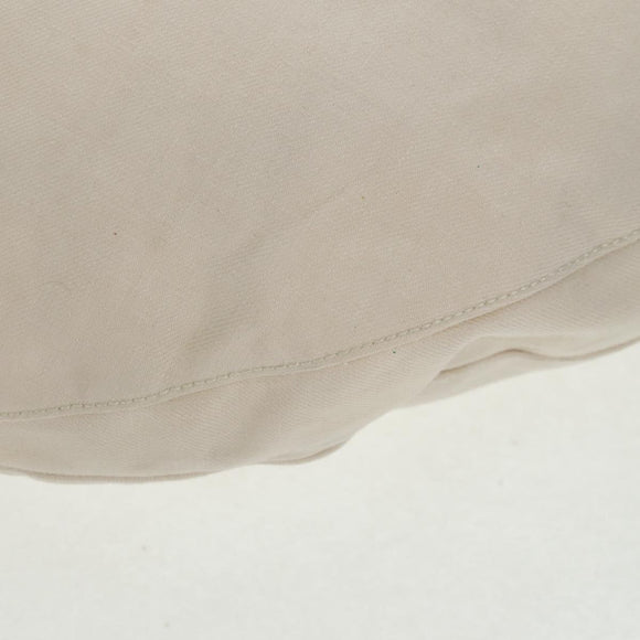 GUCCI Shoulder Bag Canvas Ivory Gold 95332 Auth 161228