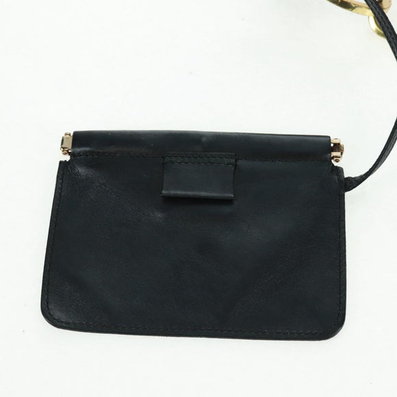 GUCCI Shoulder Bag Canvas Ivory Gold 95332 Auth 161228