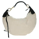GUCCI Shoulder Bag Canvas Ivory Gold 95332 Auth 161228-2