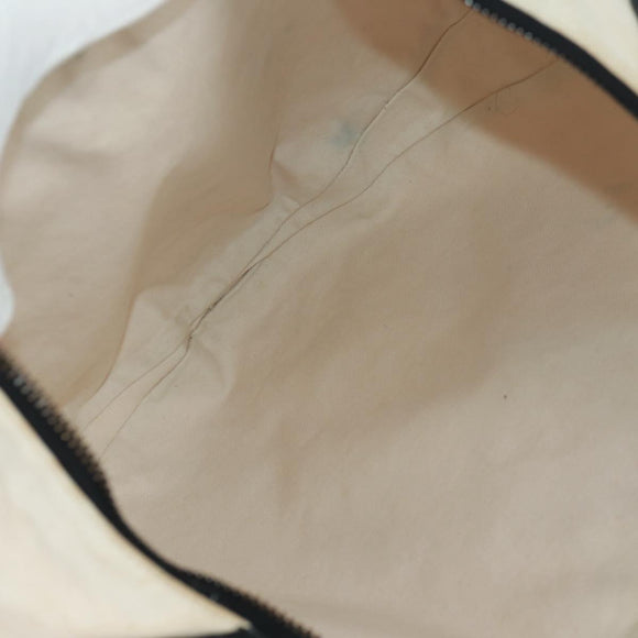 GUCCI Shoulder Bag Canvas Ivory Gold 95332 Auth 161228