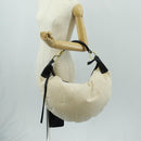 GUCCI Shoulder Bag Canvas Ivory Gold 95332 Auth 161228-26