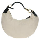 GUCCI Shoulder Bag Canvas Ivory Gold 95332 Auth 161228-3