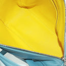 BALENCIAGA Triangle S Hand Bag Leather 2way Light Blue Silver 476975 Auth 161230-11