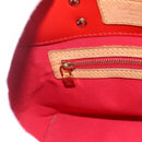 LOUIS VUITTON Monogram Vernis Reade PM Hand Bag Red Rouge M91088 LV Auth 161231-17