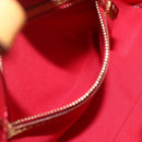 LOUIS VUITTON Monogram Vernis Reade PM Hand Bag Red Rouge M91088 LV Auth 161231-20