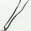 Chrome Hearts Small Vulcan Cross Double Leather Blade Ag925 Silver Auth 161235SM-9