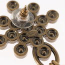 CHANEL Rhinestone COCO Mark Pierce metal Multicolor CC Auth 161236SAM-11