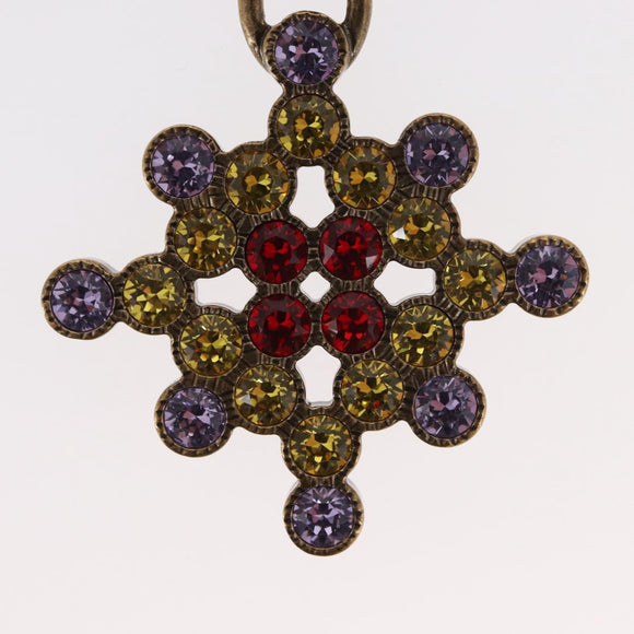 CHANEL Rhinestone COCO Mark Pierce metal Multicolor CC Auth 161236SAM