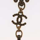 CHANEL Rhinestone COCO Mark Pierce metal Multicolor CC Auth 161236SAM-18