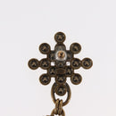 CHANEL Rhinestone COCO Mark Pierce metal Multicolor CC Auth 161236SAM-19