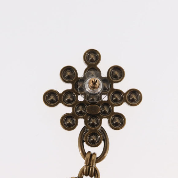 CHANEL Rhinestone COCO Mark Pierce metal Multicolor CC Auth 161236SAM